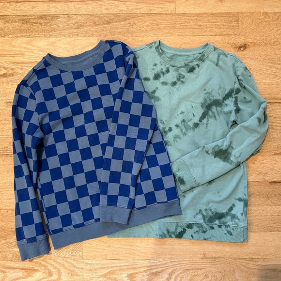 Cat & Jack Boys XL Lot (2 NWT Long Sleeve T's & 2 Sweatshirts) - Picture 2 of 8